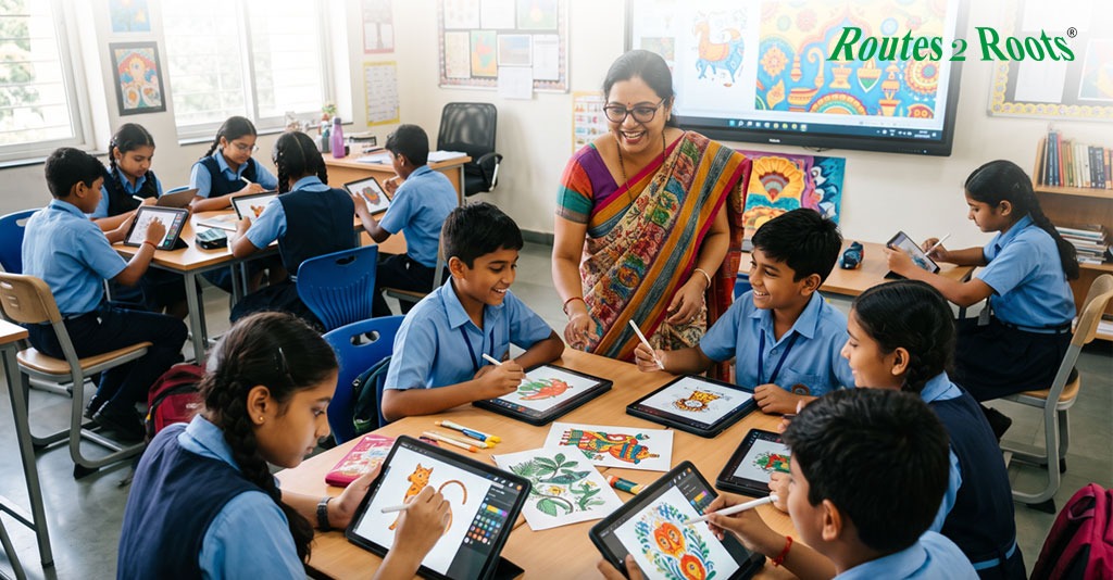 digital learning art program
